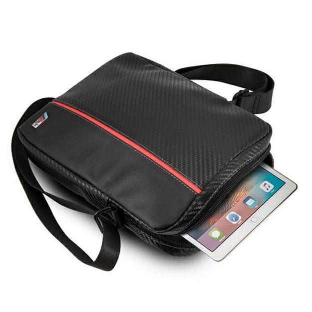 Torba BMW BMTB10CAPRBK Tablet 10  Carbon / Red Stripe 3