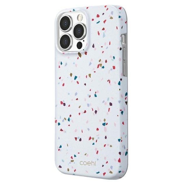 Uniq Coehl Terrazzo case for iPhone 13 Pro / iPhone 13 - white
