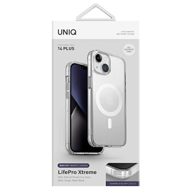 Uniq LifePro Xtreme Magclick Charging case for iPhone 14 Plus - transparent 3