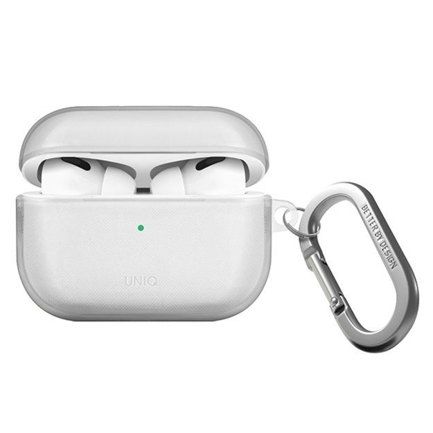 Uniq case Glase AirPods Pro 2 gen transparent/glossy clear 1