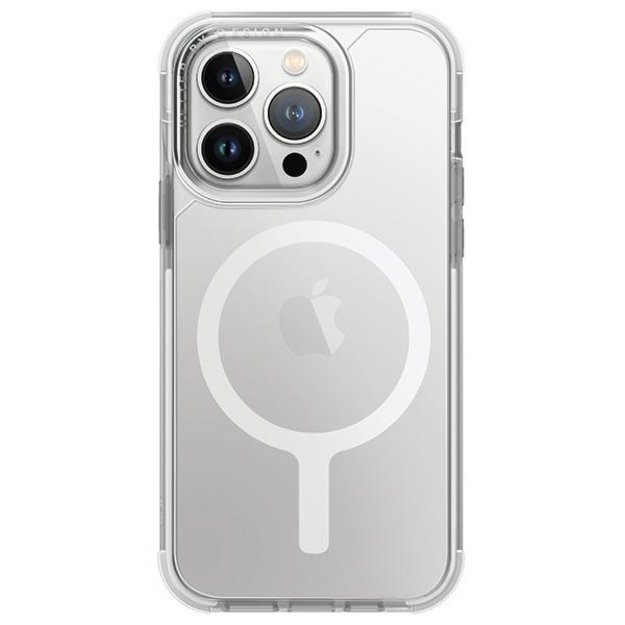 Uniq Combat Magclick Charging case for iPhone 15 Pro Max - white