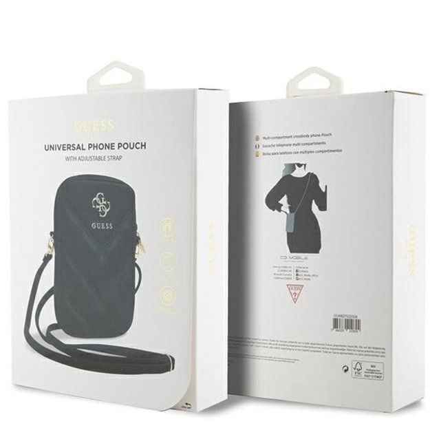 Guess Zip Quilted 4G bag - black 4