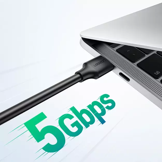 Ugreen US128 90576 USB-A 3.0 / USB-A 3.0 5Gb/s cable 3m - black 3