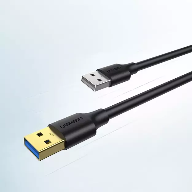 Ugreen US128 90576 USB-A 3.0 / USB-A 3.0 5Gb/s cable 3m - black 9
