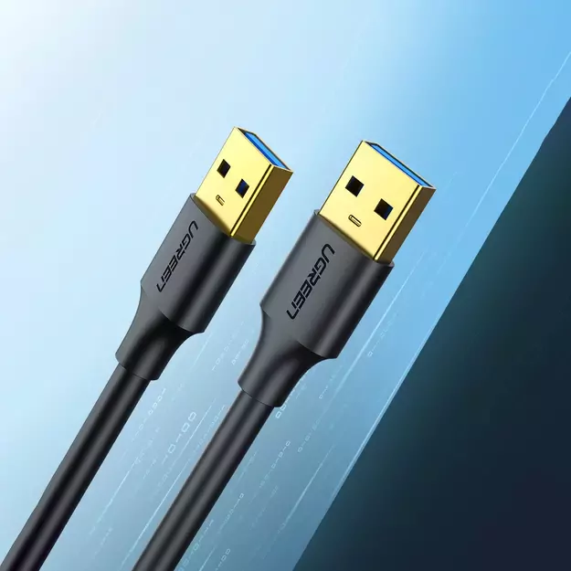 Ugreen US128 90576 USB-A 3.0 / USB-A 3.0 5Gb/s cable 3m - black 2