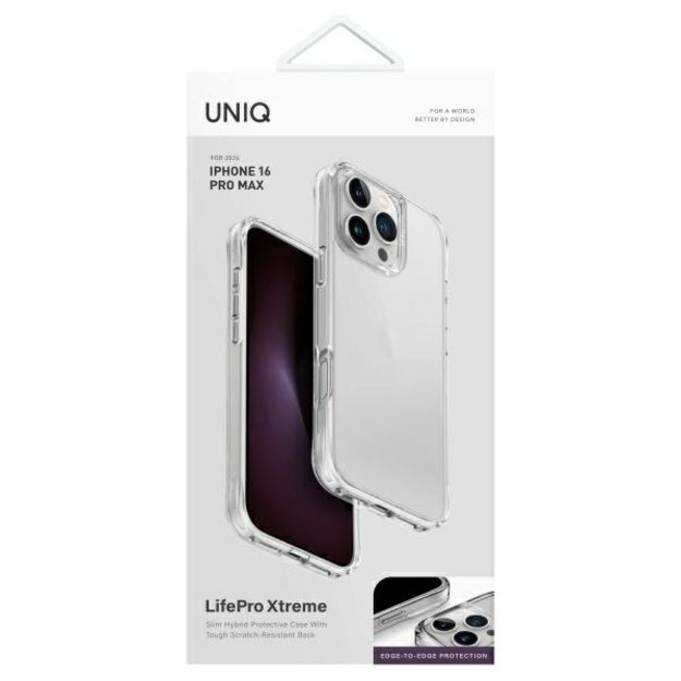 Uniq LifePro Xtreme Case for iPhone 16 Pro Max - Clear 3