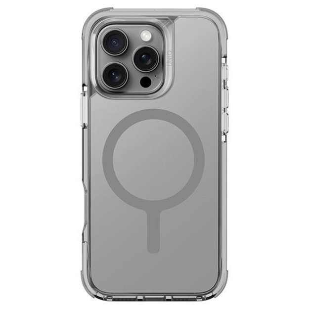 Uniq Combat iPhone 16 Pro 6.3&quot  Magclick Charging case gray/stone gray 1