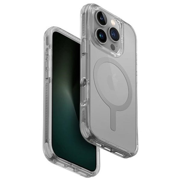 Uniq Combat iPhone 16 Pro 6.3&quot  Magclick Charging case gray/stone gray