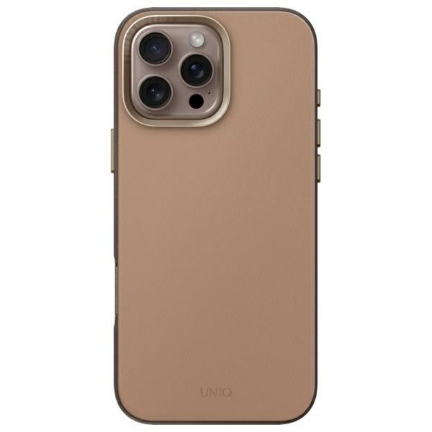 Uniq Lyden DS iPhone 16 Pro Max 6.9&quot  Magclick Charging case brown-gray/flint gray 1