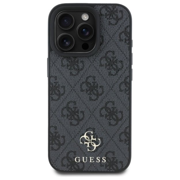 Guess 4G Small Classic MagSafe case for iPhone 16 Pro - black 2