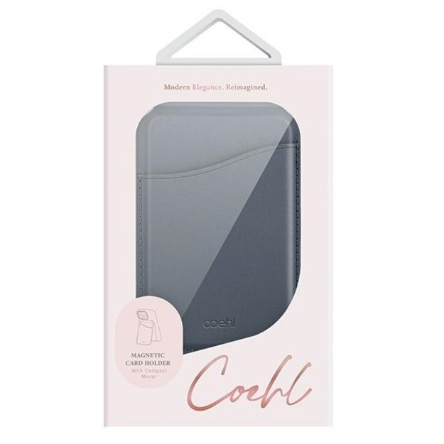 Uniq Coehl Esme Magnetic Wallet with Mirror and Stand Dark Blue/Sapphire Blue 1