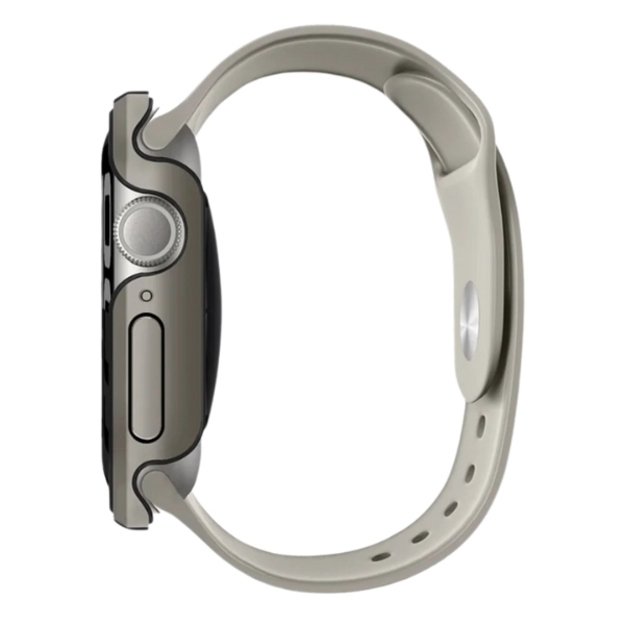 Uniq case Valencia Apple Watch Series 46mm silver/titanium silver 2