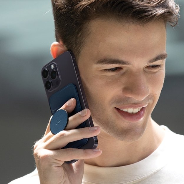 Uniq Flixa Magnetic Card Wallet with Stand Yellow/Canary Yellow MagSafe 2