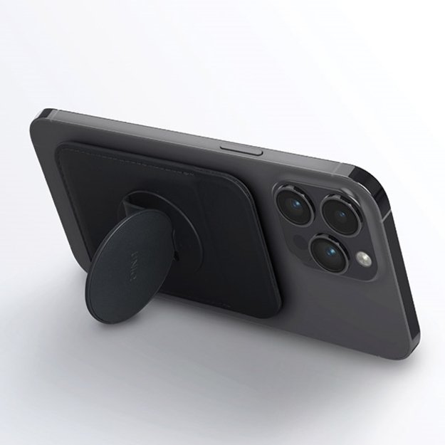 Uniq Flixa Magnetic Card Wallet with Stand Yellow/Canary Yellow MagSafe 3