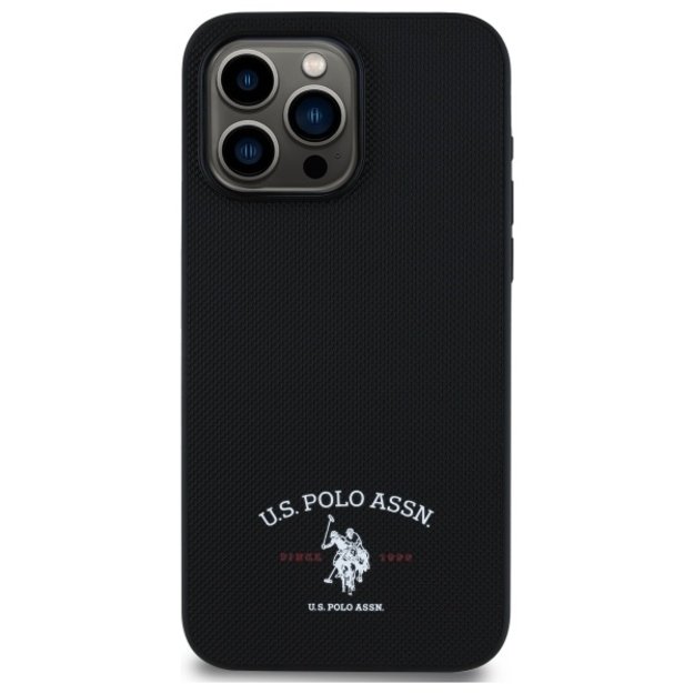 US Polo USHCP15XPARK iPhone 15 Pro Max 6.7&quot  black/black Printed DH Logo 2