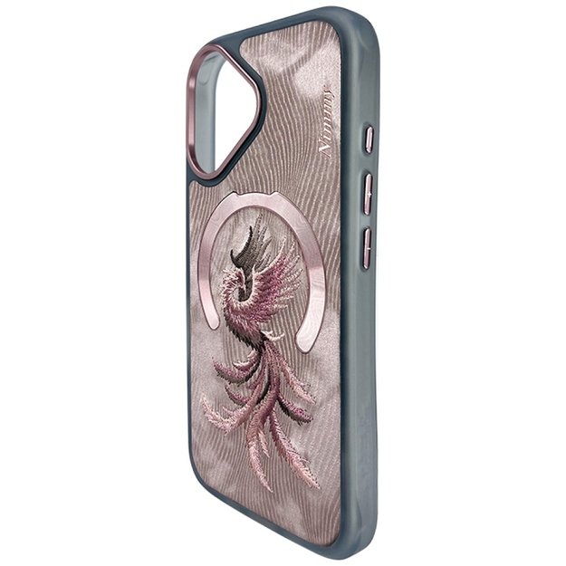 Nimmy Magnetic Fantasy Animal MagSafe iPhone 16 Case - Rose Gold 1