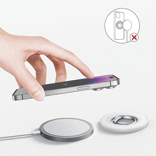 Ring SODI StandBM-350 double-sided magnetic with MagSafe - white 4