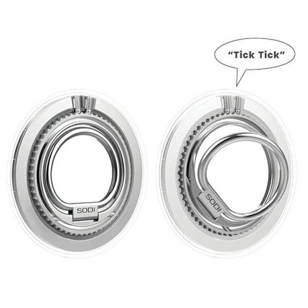 Ring SODI StandBM-350 double-sided magnetic with MagSafe - white 2
