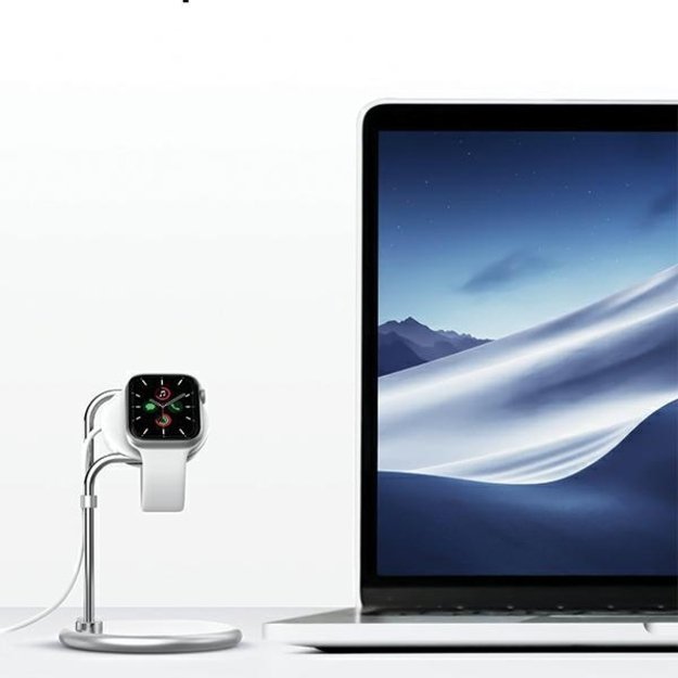 SODI SAW-300 Apple Watch Stand - Silver 8