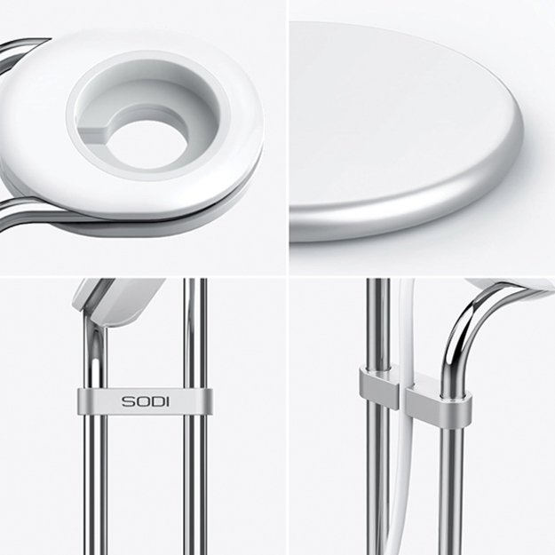 SODI SAW-300 Apple Watch Stand - Silver 7