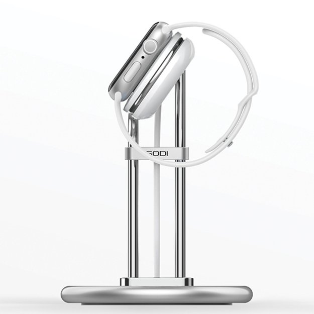 SODI SAW-300 Apple Watch Stand - Silver 3