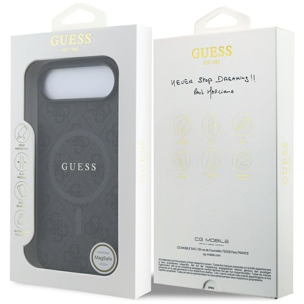 Guess 4G Ring Classic Logo MagSafe case for iPhone 17 Air - black 7
