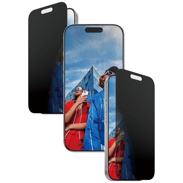PanzerGlass Ultra-Wide Fit EasyAligner Privacy Glass for iPhone 17 / 16 Pro 1