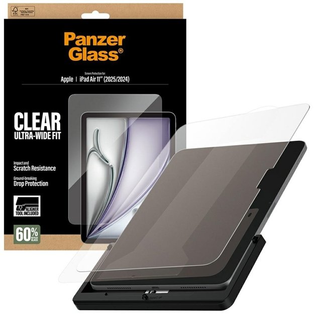 PanzerGlass Ultra-Wide Fit Tempered Glass for iPad Air 11&quot  2025 (7th Gen.) / iPad Air 11&quot  2024 (6th Gen.) 3