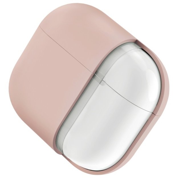 Uniq Lino Silicone AirPods 4 Case - Pink 4