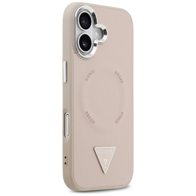 Guess Triangle Logo MagSafe case for iPhone 17 - pink 3