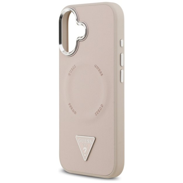 Guess Triangle Logo MagSafe case for iPhone 17 - pink 5