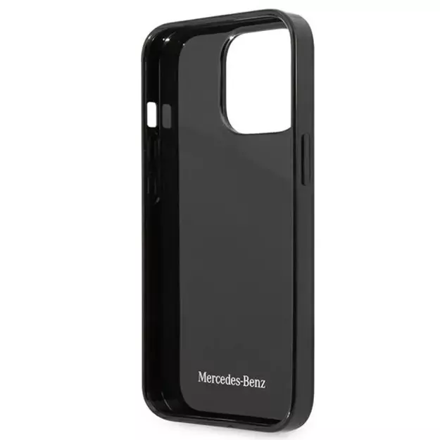 Mercedes MEHCP13LESPBK iPhone 13 Pro / 13 6,1  czarny/black hardcase Silver Stars Pattern 6