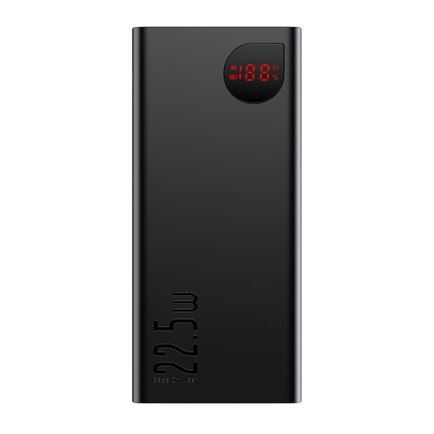 Baseus Adaman powerbank with fast charging 20000mAh 22.5W + USB-A - USB-C 3A cable 0.3m black