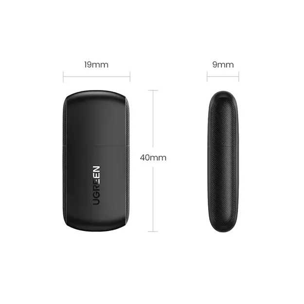Ugreen dual-band adapter external USB network card - WiFi 11ac AC650 black (CM448) 15
