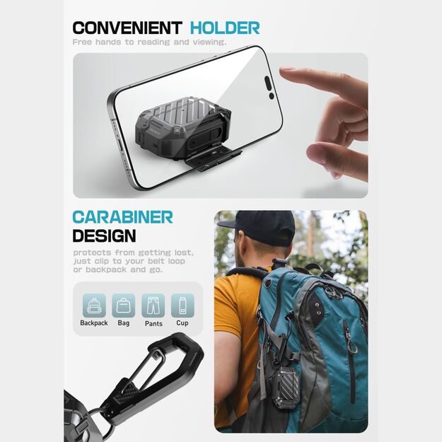 Supcase Unicorn Beetle Pro MagSafe IP68 Case for AirPods Pro 3 - Black 6