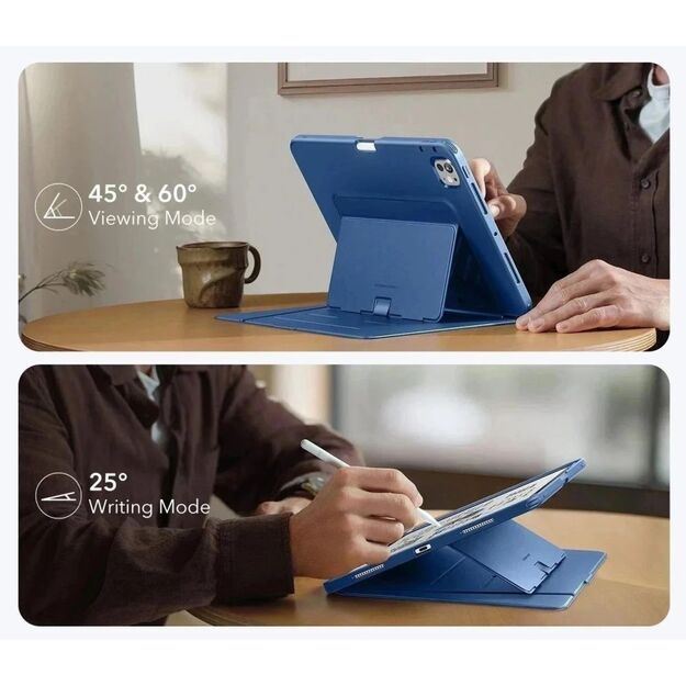 ESR Flip Hybrid Case for iPad Pro 13&rdquo; 7 / 8 / 2024-2025 - Navy Blue 3