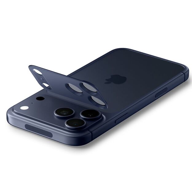 Spigen Optik Pro XL Camera Lens Glass for iPhone 17 Pro - Navy Blue 3