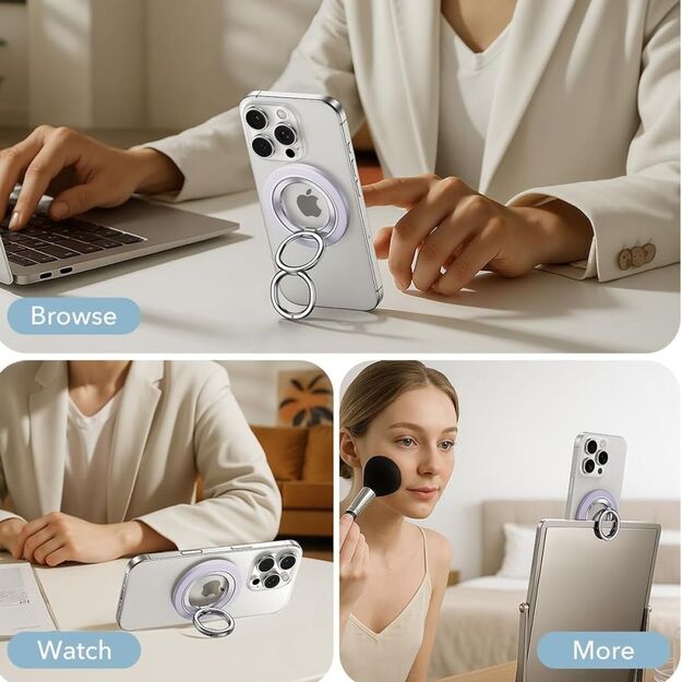 ESR Magnetic HaloLock MagSafe Phone Holder - Purple 1