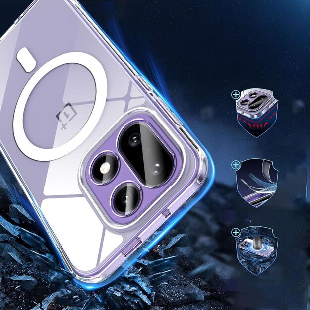 Tech-Protect Flexair Hybrid MagSafe Case for OnePlus 15 - Transparent 3