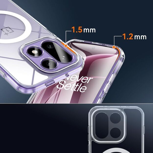 Tech-Protect Flexair Hybrid MagSafe Case for OnePlus 15 - Transparent 2