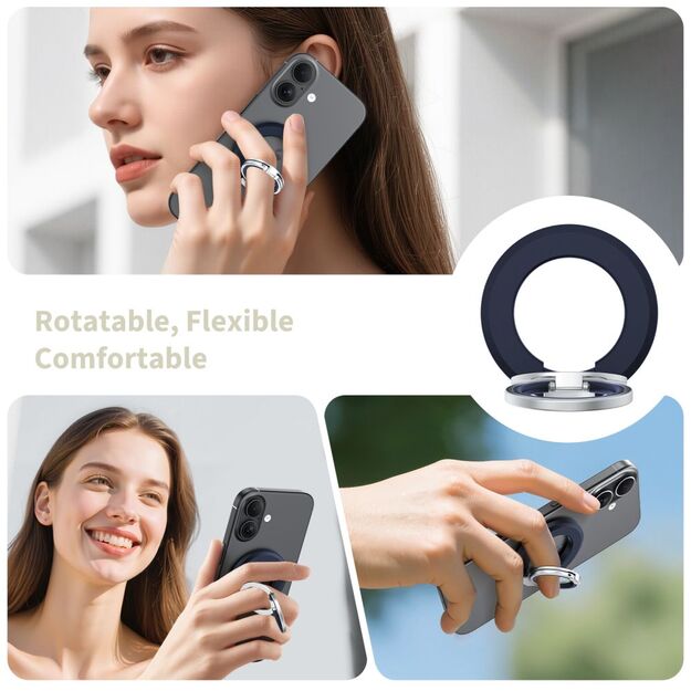 Tech-Protect MMR500 MagSafe Phone Holder - Navy Blue 6