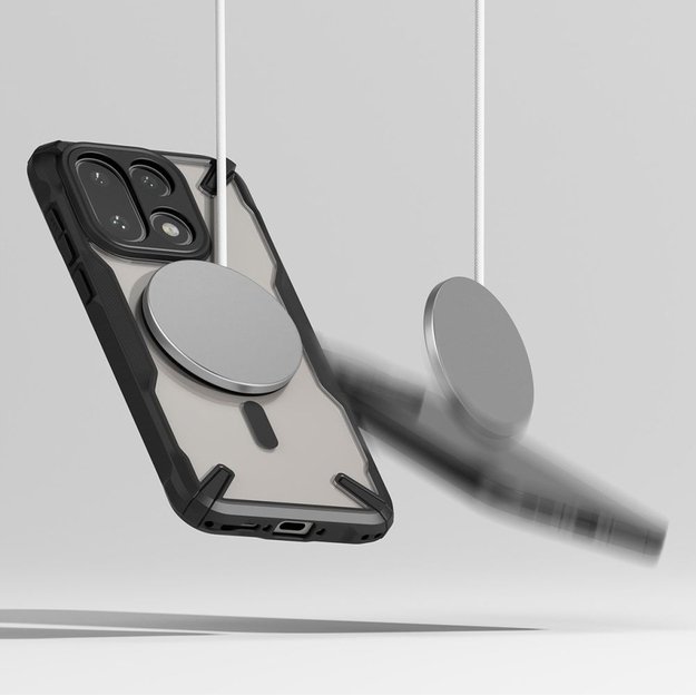 Ringke Fusion X Magnetic MagSafe Case for OnePlus 15 - Clear Black 5