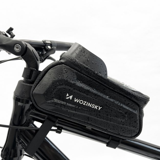 Wozinsky Bike Frame Bag 1.7l Phone Cover Black (WBB28BK) 13