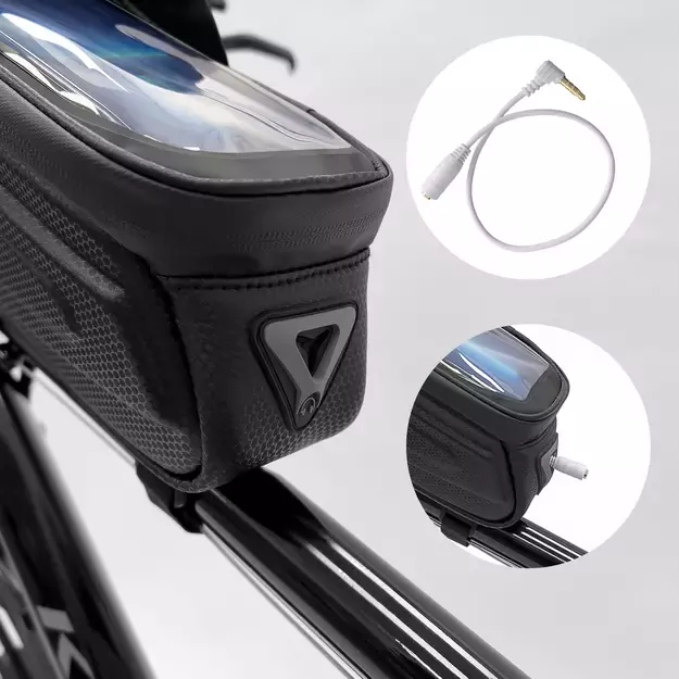 Wozinsky Bike Frame Bag 1.7l Phone Cover Black (WBB28BK) 4