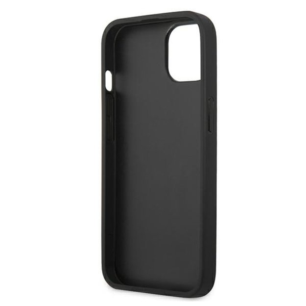 Karl Lagerfeld KLHCP13SPKMP iPhone 13 mini 5,4  różowy/pink hardcase Leather Ikonik Karl`s Head Metal 6