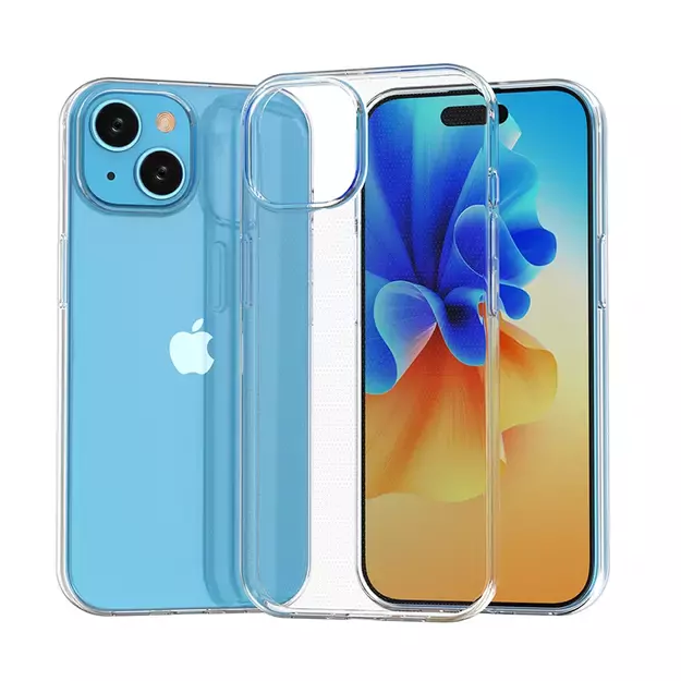 iPhone 15 case from the Ultra Clear series in transparent color 14