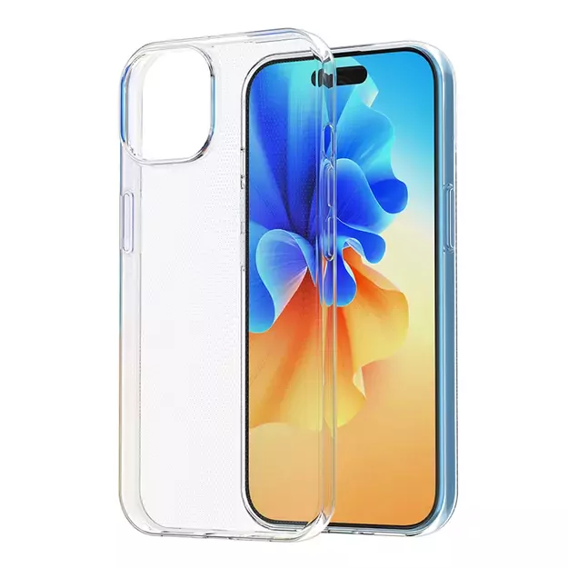 iPhone 15 case from the Ultra Clear series in transparent color 13
