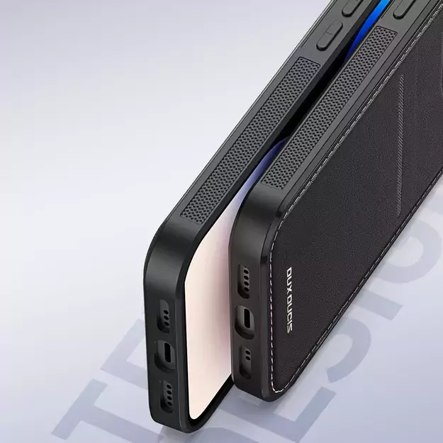 3in1 Wallet Case with Stand for iPhone 14 Pro MagSafe RFID Blocker Dux Ducis Rafi Mag - Black 27