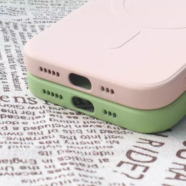 MagSafe Compatible Silicone Case for iPhone 15 Pro Max Silicone Case - Gray 12