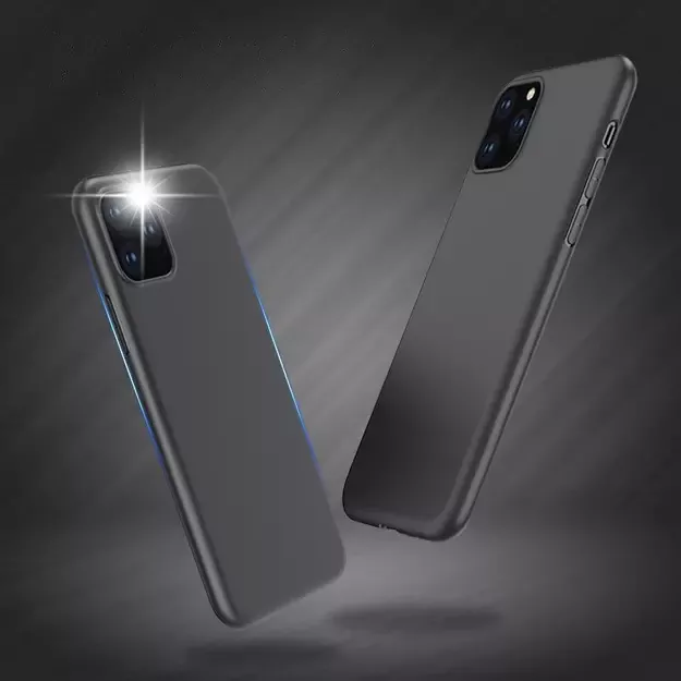 Gel flexible cover for iPhone 15 Pro Max Soft Case - black 13